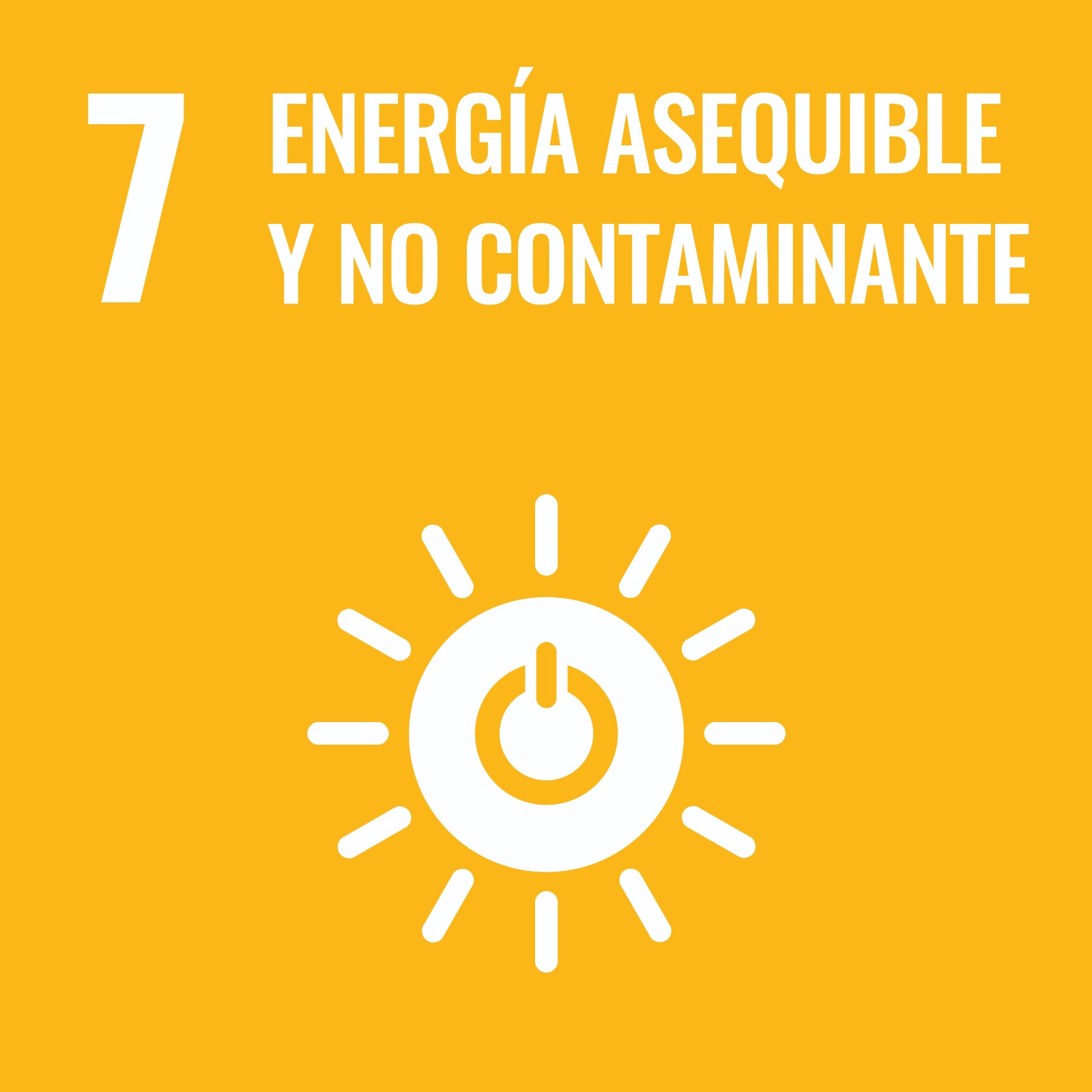 ODS 7: Energía asequible y no contaminante ODS 7: Energía asequible y no contaminante