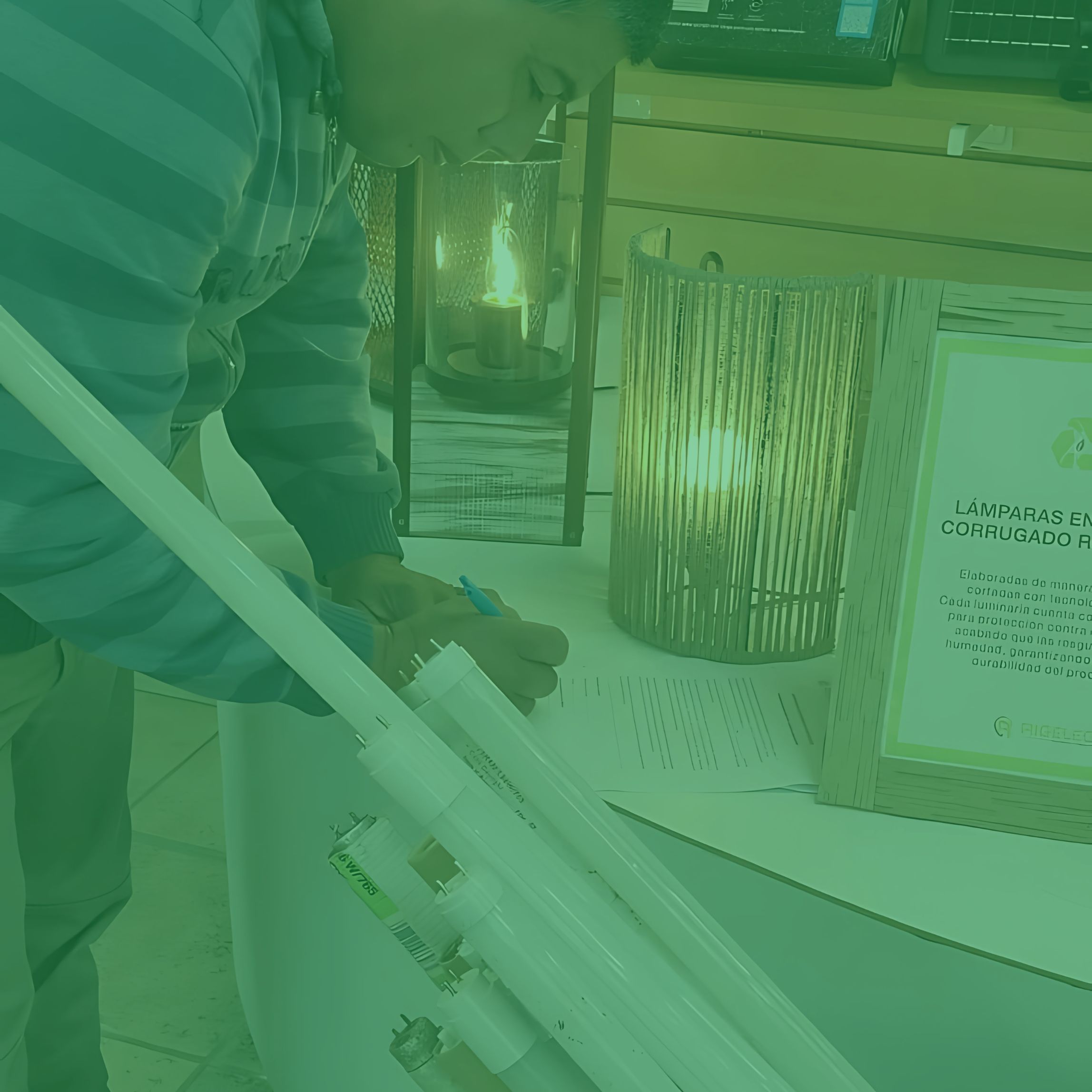 Reciclado de lámparas y tubos LED